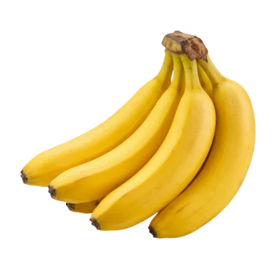 Fresh Yellow Banana Bunch