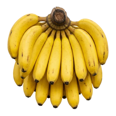 Fresh Yellow Banana Bunch