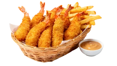 Fried Shrimp And Fries