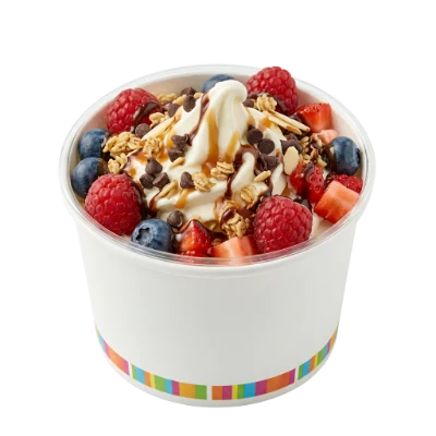 Frozen Yogurt With Berries
