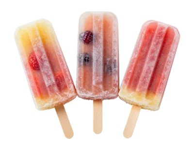 Fruit Berry Popsicles