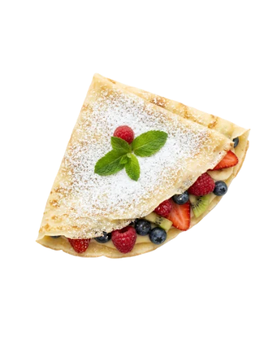 Fruit Crepe With Berries