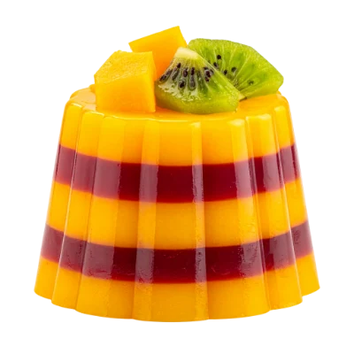 Fruit Layered Jelly Dessert