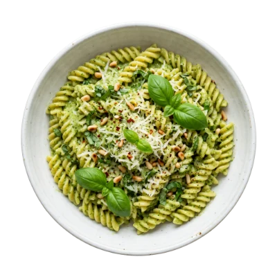 Fusilli Pasta With Pesto