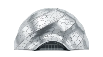 Futuristic 3D Render Dome
