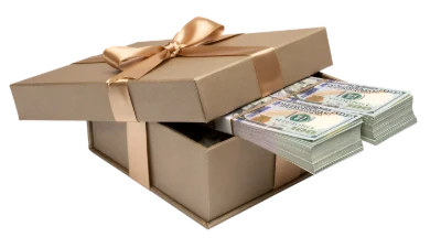 Gift Box With Money