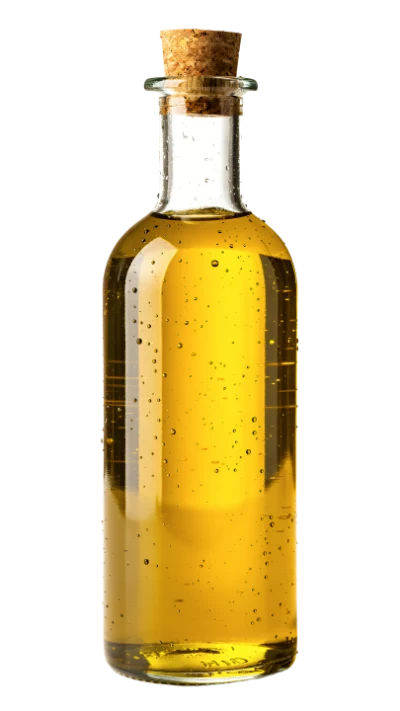 Glass Bottle Of Oil