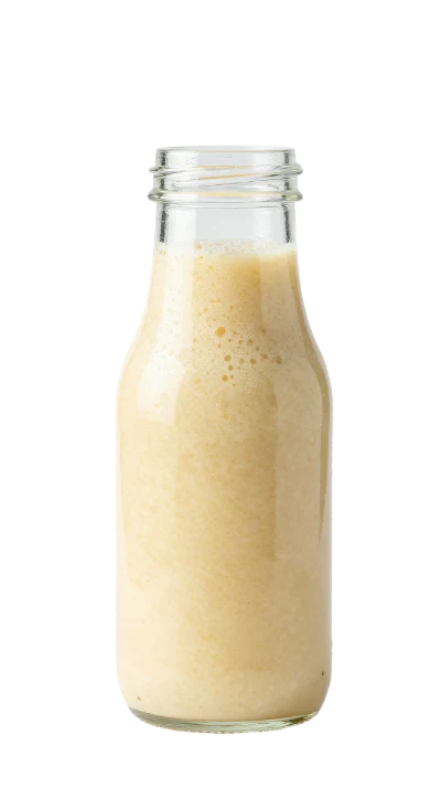 Glass Bottle Of Smoothie