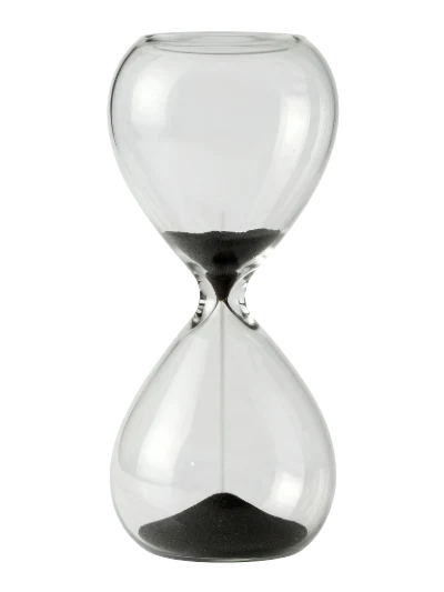 Glass Hourglass With Sand