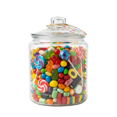 Glass Jar Of Candy