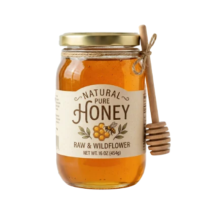 Glass Jar Of Honey