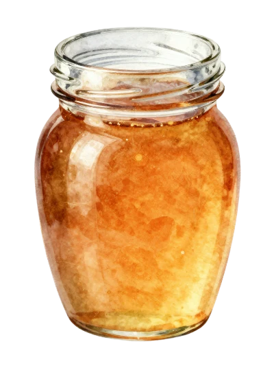 Glass Jar Of Honey