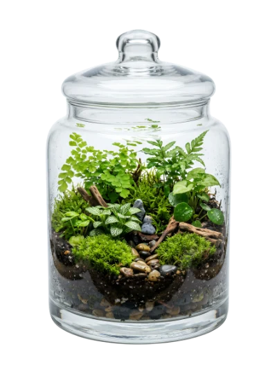 Glass Jar Terrarium