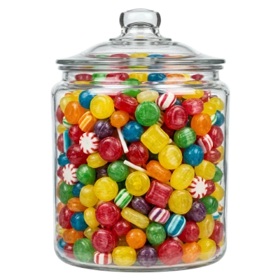 Glass Jar With Candies