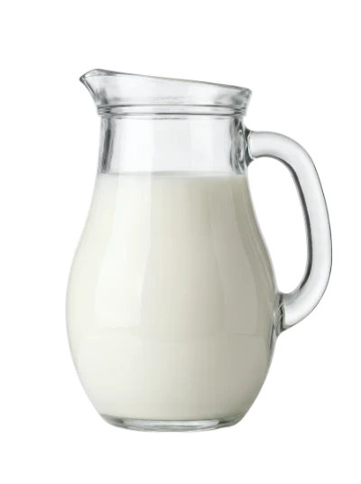 Glass Pitcher Of Milk