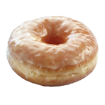 Glazed Cream Filled Donut