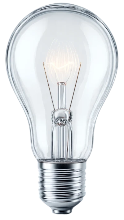 Glowing Light Bulb