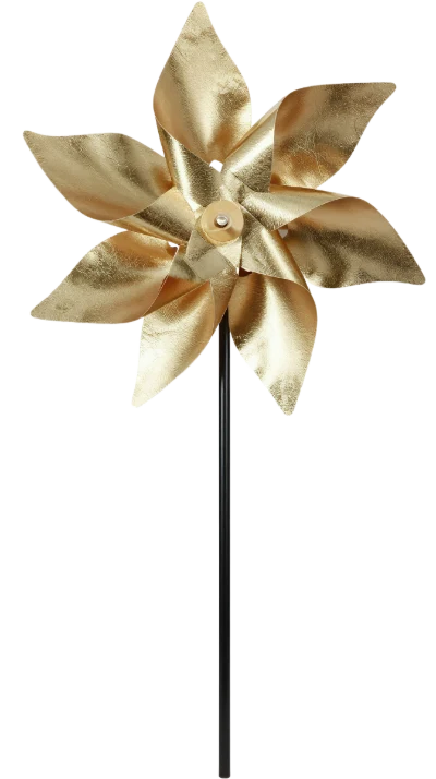 Gold Pinwheel Toy