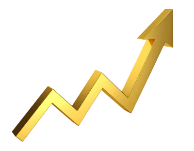 Golden Growth Arrow
