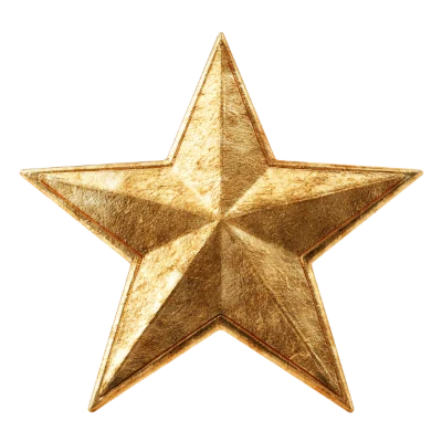 Golden Star Illustration
