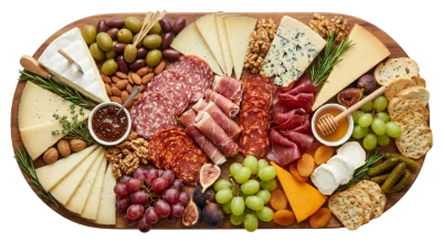 Gourmet Charcuterie Cheese Board