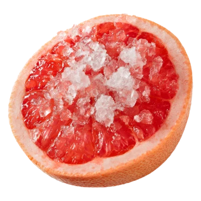 Grapefruit Half With Ice