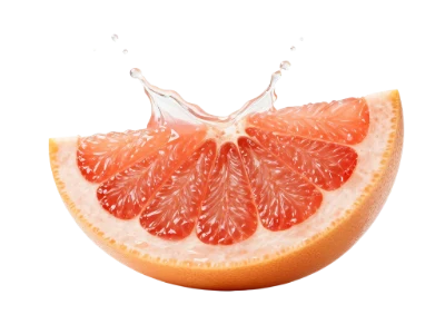 Grapefruit Slice With Splash
