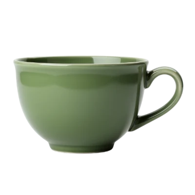 Green Ceramic Tea Cup