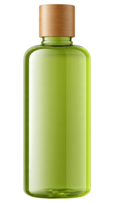 Green Cosmetic Bottle
