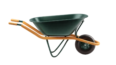 Green Garden Wheelbarrow