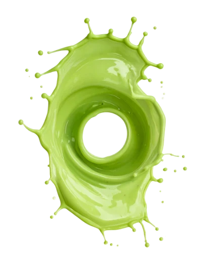 Green Liquid Splash