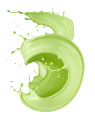 Green Liquid Splash