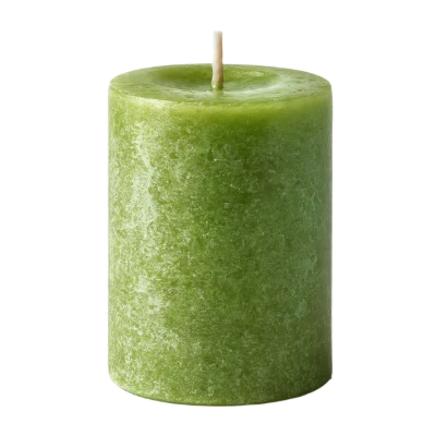 Green Pillar Candle