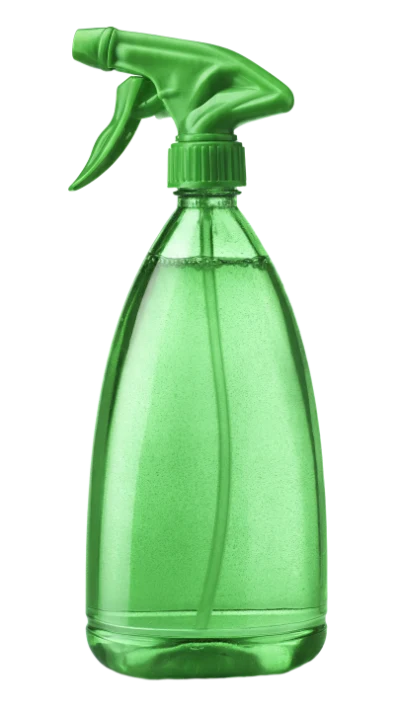 Green Plastic Spray Bottle