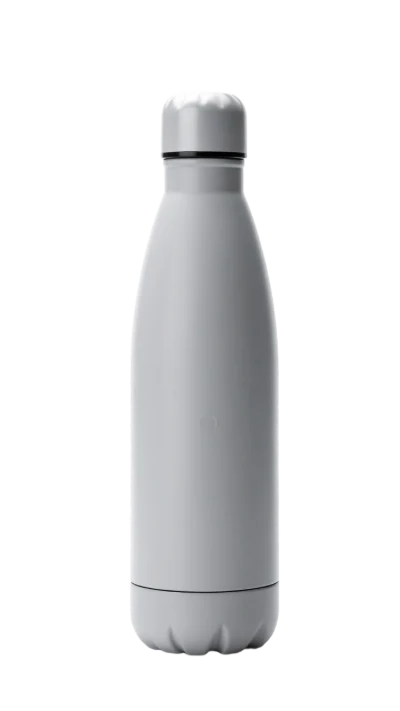 Grey Metal Water Bottle