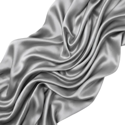 Grey Silk Fabric