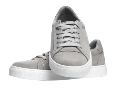 Grey Suede Sneakers