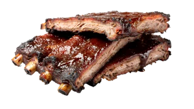 Grilled Barbecue Pork Ribs