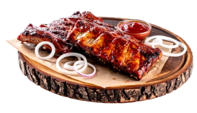 Grilled Barbecue Pork Ribs