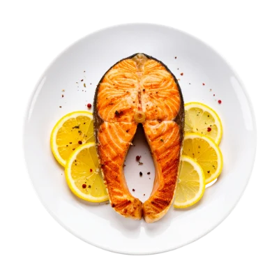 Grilled Salmon Steak