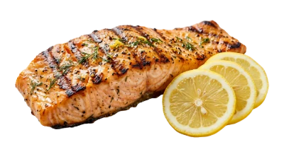 Grilled Salmon With Lemon