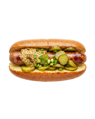 Grilled Sausage Hot Dog
