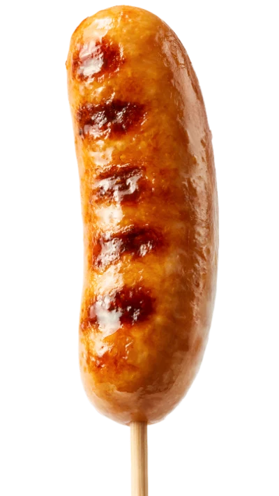Grilled Sausage On Skewer