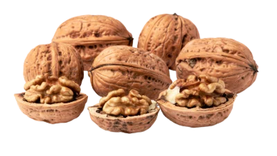 Group Of Whole Walnuts
