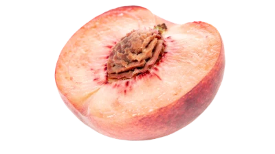 Half Fresh Peach
