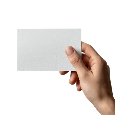 Hand Holding Business Card