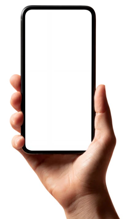 Hand Holding Smartphone