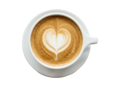 Heart Latte Art Coffee