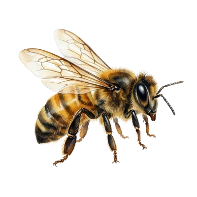 Honey Bee Illustration