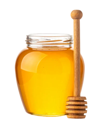 Honey Jar With Dipper